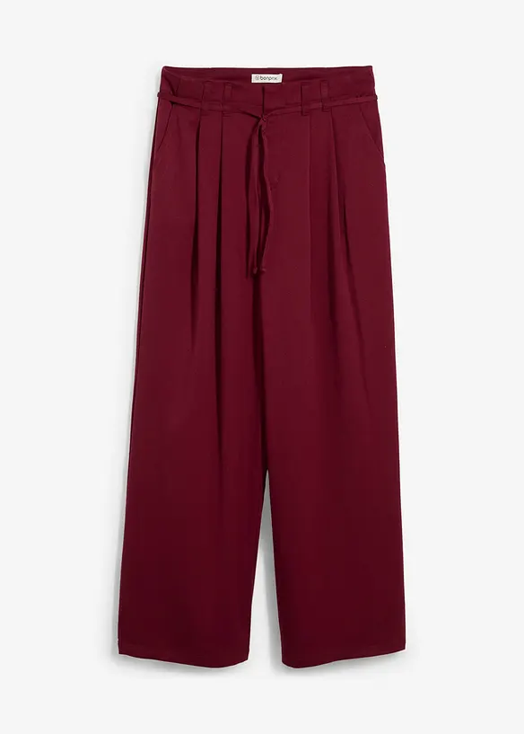 Bukse med legg og knytebånd, bonprix