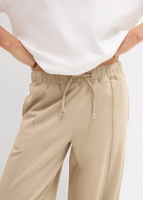 Slip on-bukse av 100% økologisk bomull, bonprix