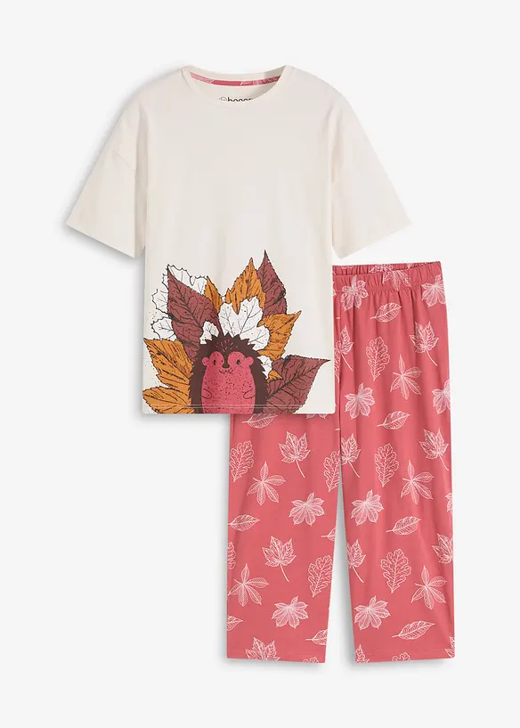 Capri-pyjamas i 100% økologisk bomull, bonprix