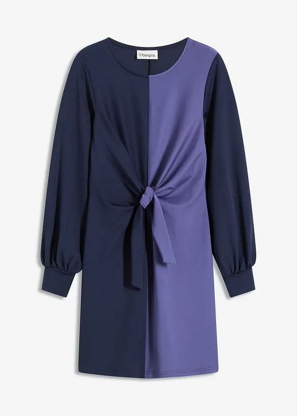 Minikjole med knyting, bonprix
