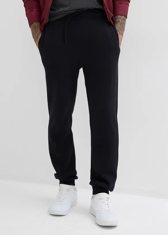 Joggebukse i 100% økologisk bomull, Regular Fit, bonprix