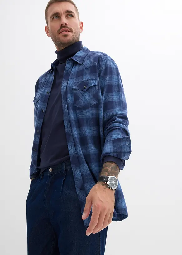 Loose Fit-jeans med legg, Straight, bonprix
