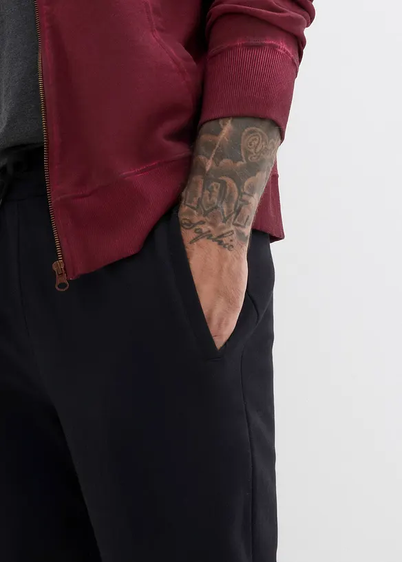 Joggebukse i 100% økologisk bomull, Regular Fit, bonprix