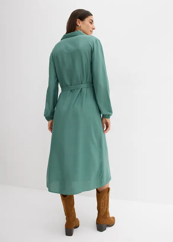 Midikjole i lett viskose, bonprix