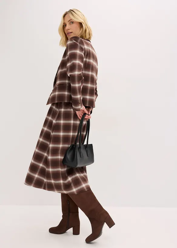 Rutet blazer, bonprix