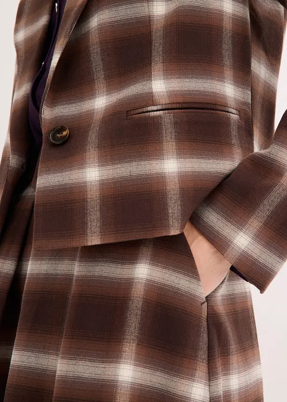 Rutet blazer, bonprix
