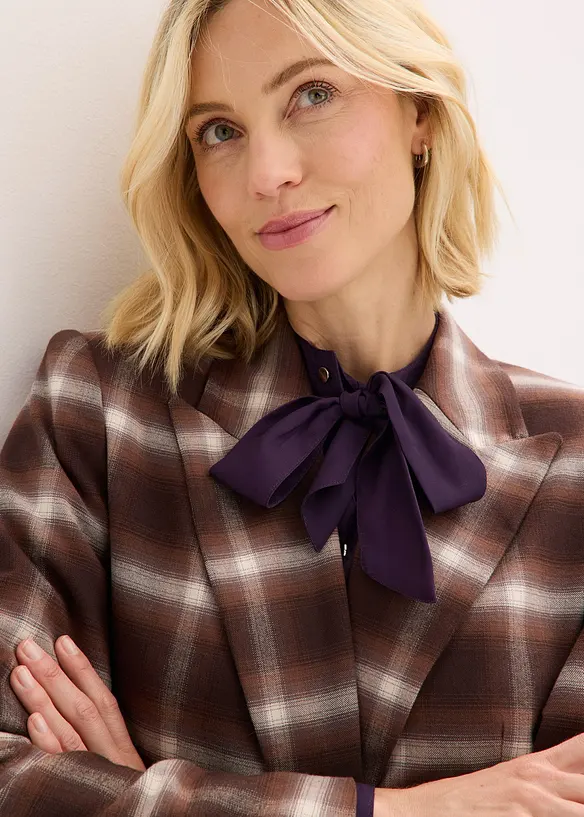 Rutet blazer, bonprix