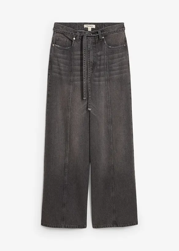 Wide Leg-jeans High Waist, bonprix