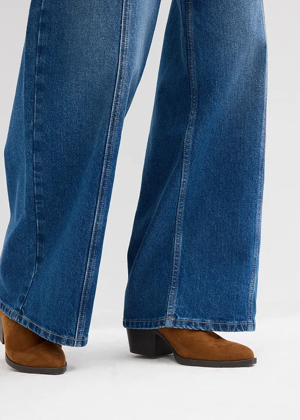 Wide Leg-jeans High Waist, bonprix