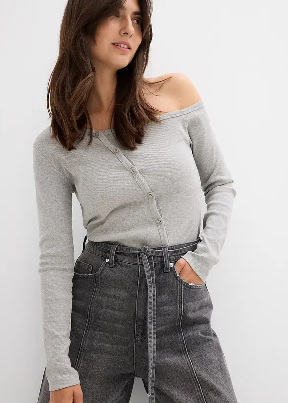 Wide Leg-jeans High Waist, bonprix