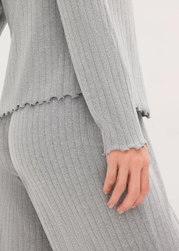 Loungewear-kosedress i myk pointellejersey, bonprix