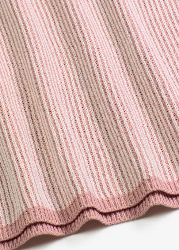 Oversized genser med høy kant i halsen, bonprix