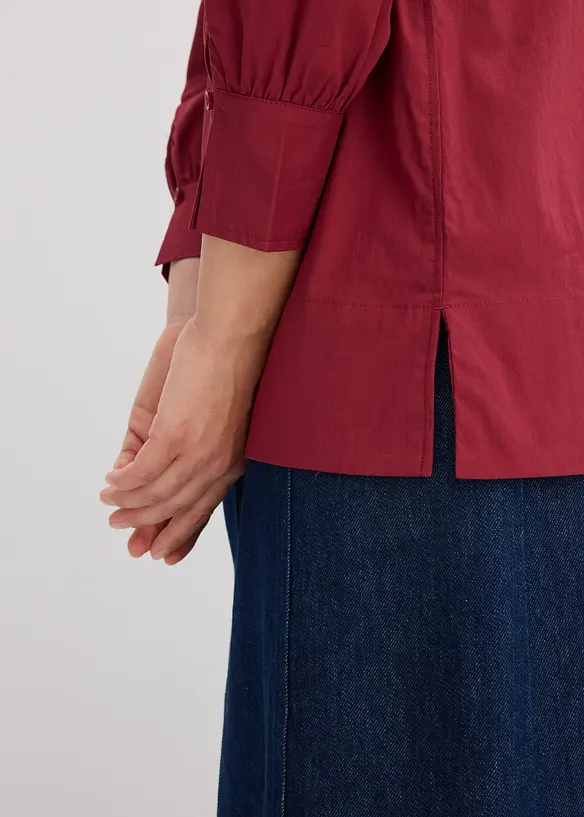 Oversized skjorte med voluminøse ermer, bonprix