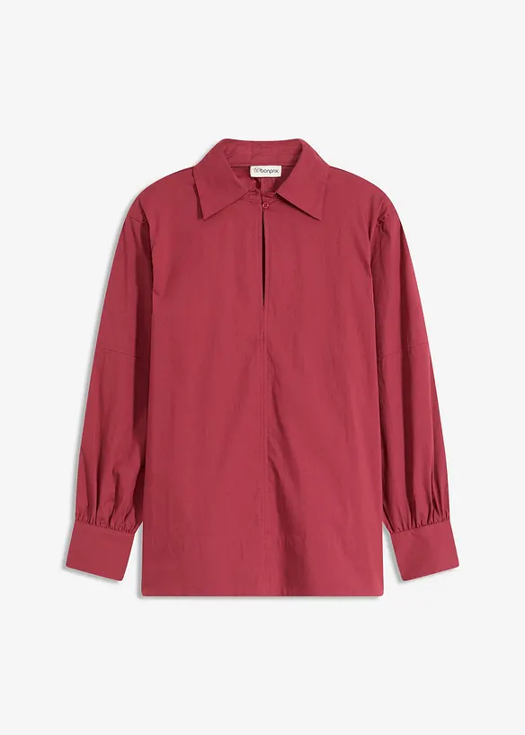 Oversized skjorte med voluminøse ermer, bonprix