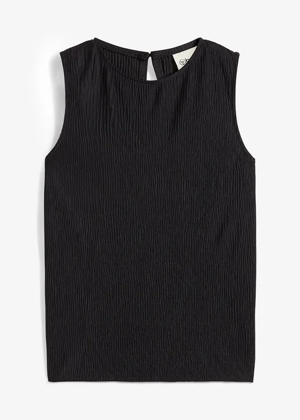 Crinkle topp, bonprix