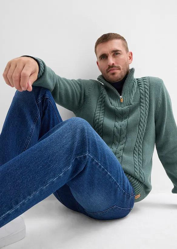 Relaxed Fit-jeans med stretch, Straight, bonprix