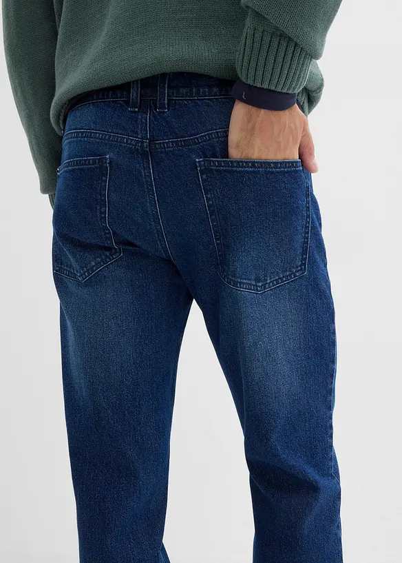Relaxed Fit-jeans med stretch, Straight, bonprix