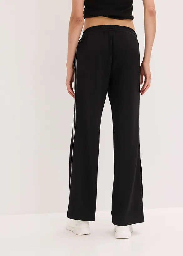 Joggebukse i Quick Dry-materiale med knapper langs sidesømmen, bonprix