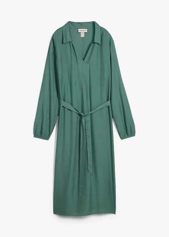 Midikjole i lett viskose, bonprix