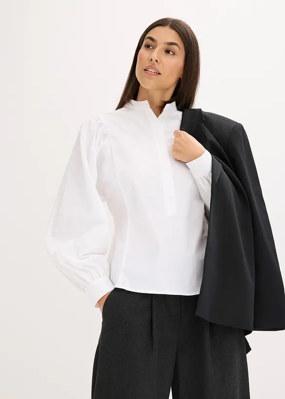 Bluse av bomull, bonprix