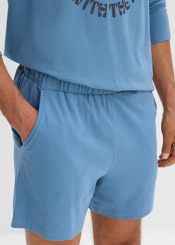 Kort pyjamas i 100% økologisk bomull, bonprix