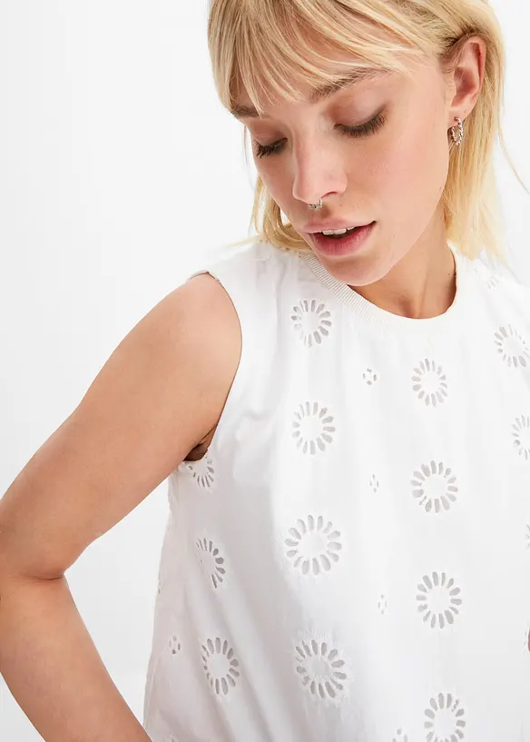 Topp av økologisk bomull, bonprix