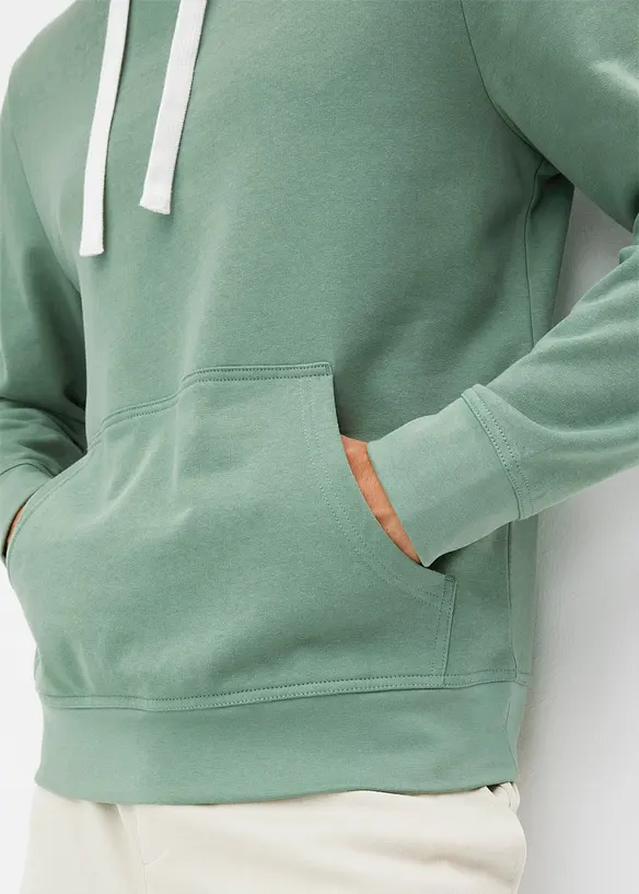 Hettegenser i 100% bomull, bonprix