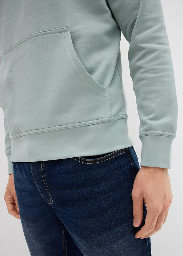 Hettegenser i 100% bomull, bonprix