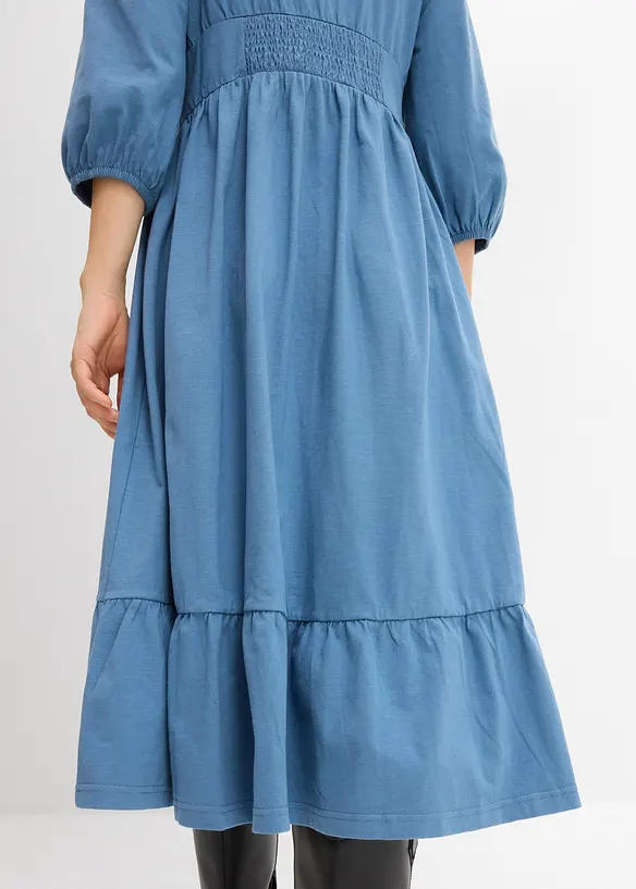 Jerseykjole i 100% bomull, bonprix