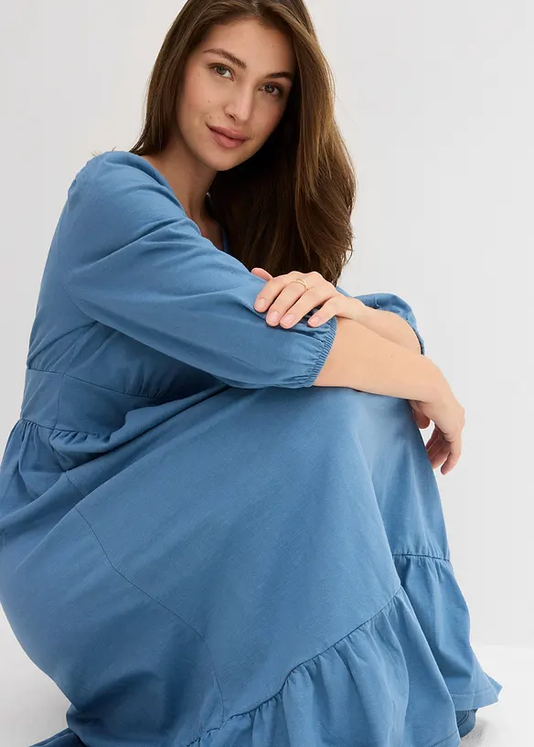 Jerseykjole i 100% bomull, bonprix