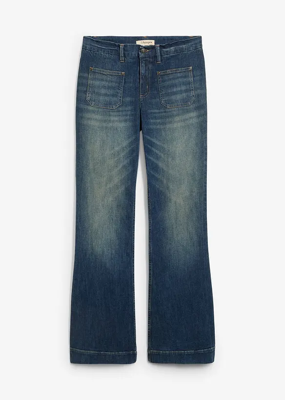 Flared-jeans Mid Waist, bonprix