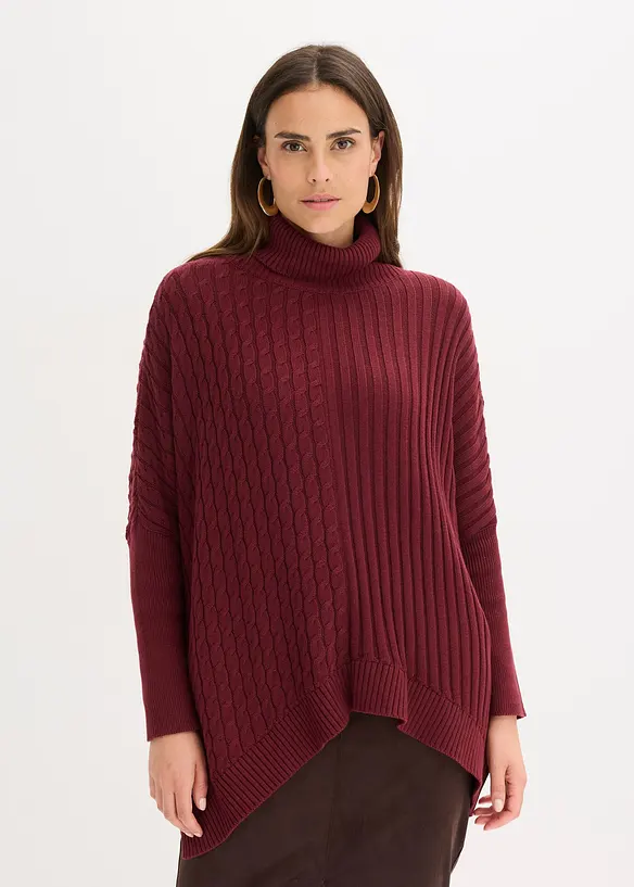 Oversized poncho-genser, bonprix