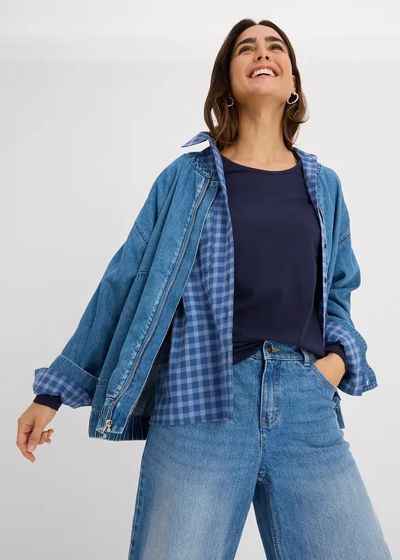 Langermet topp (2-pack), bonprix