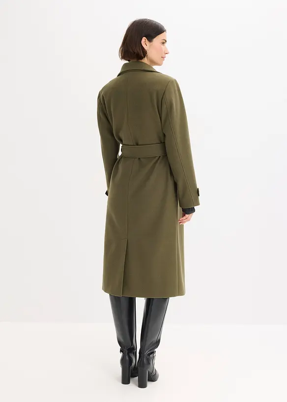 Kåpe med ull-look, bonprix