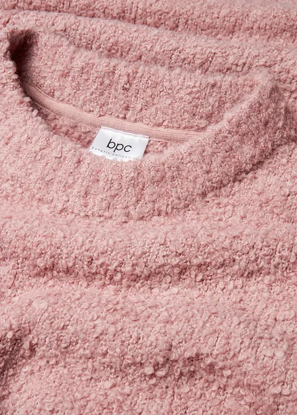 Oversized genser i fluffy garn, bonprix