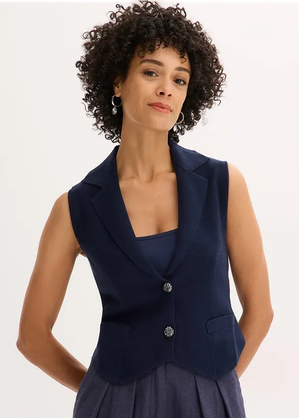 Strikket vest, bonprix