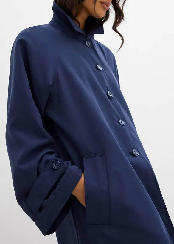Trenchcoat i lett materiale, bonprix