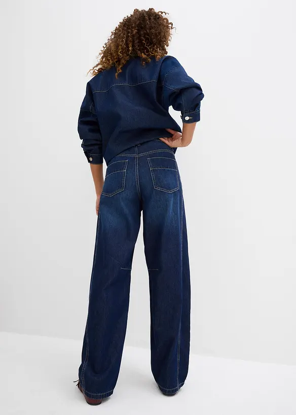 Ballong-jeans Mid Waist, super soft, bonprix