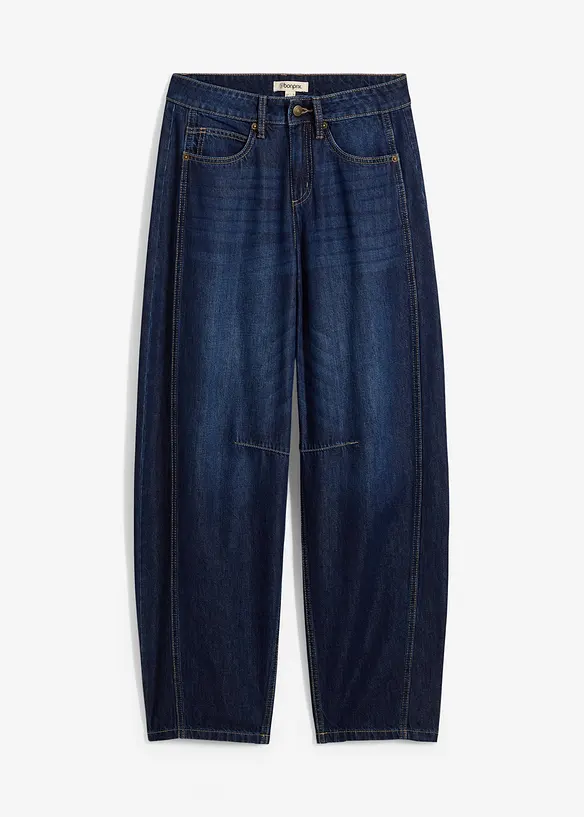 Ballong-jeans Mid Waist, super soft, bonprix
