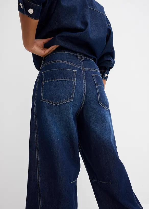 Ballong-jeans Mid Waist, super soft, bonprix