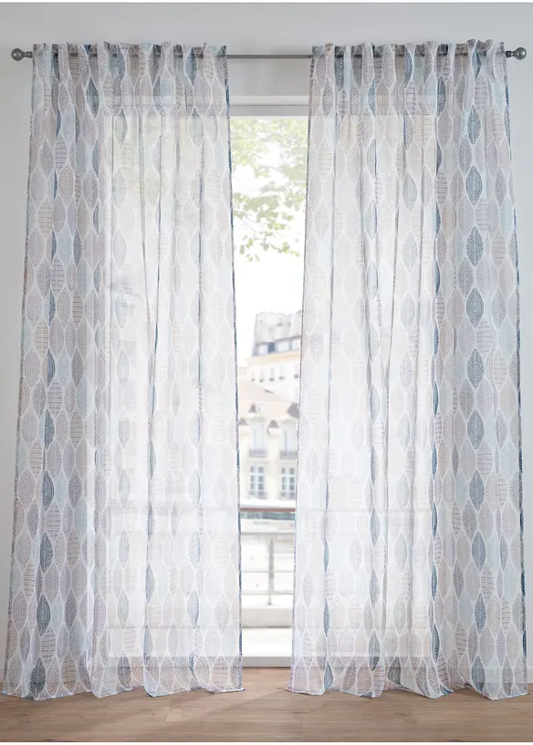 Gardin med resirkulert polyester (1-pack), bonprix