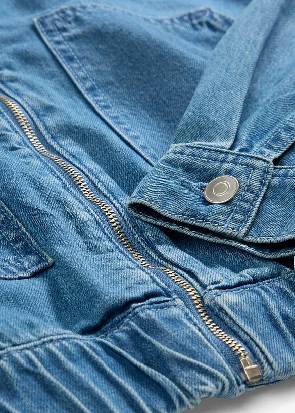 Bomberjakke i denim, bonprix