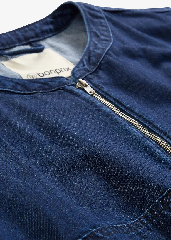 Bomberjakke i denim, bonprix