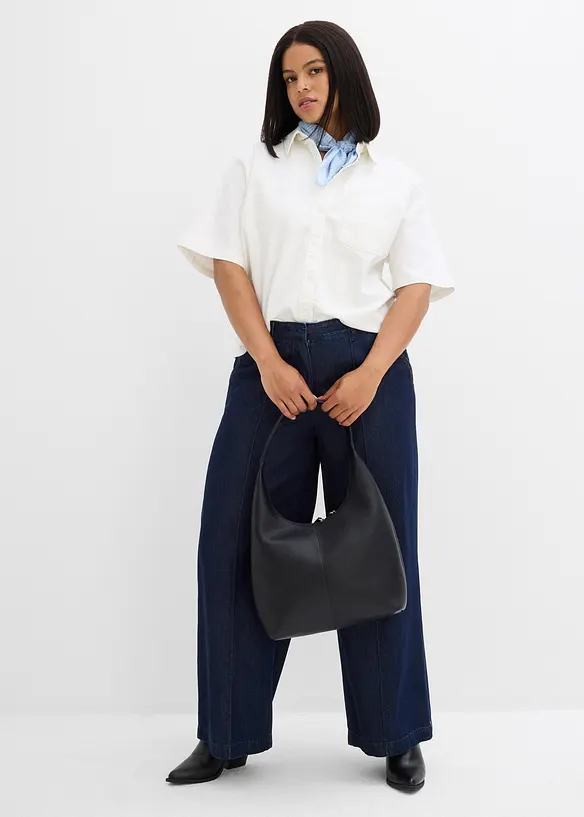 Wide Leg-jeans, High Waist, Super Soft, bonprix