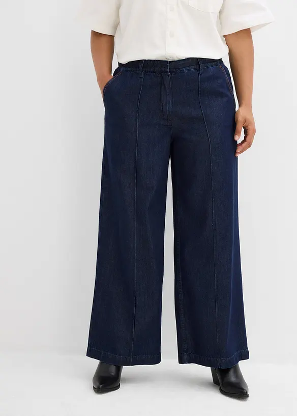 Wide Leg-jeans, High Waist, Super Soft, bonprix