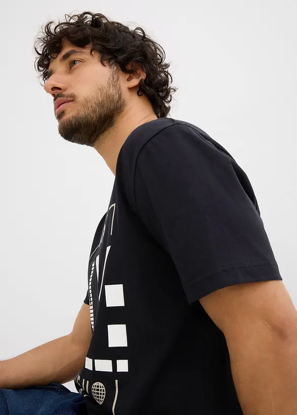 T-skjorte i 100% økologisk bomull, bonprix