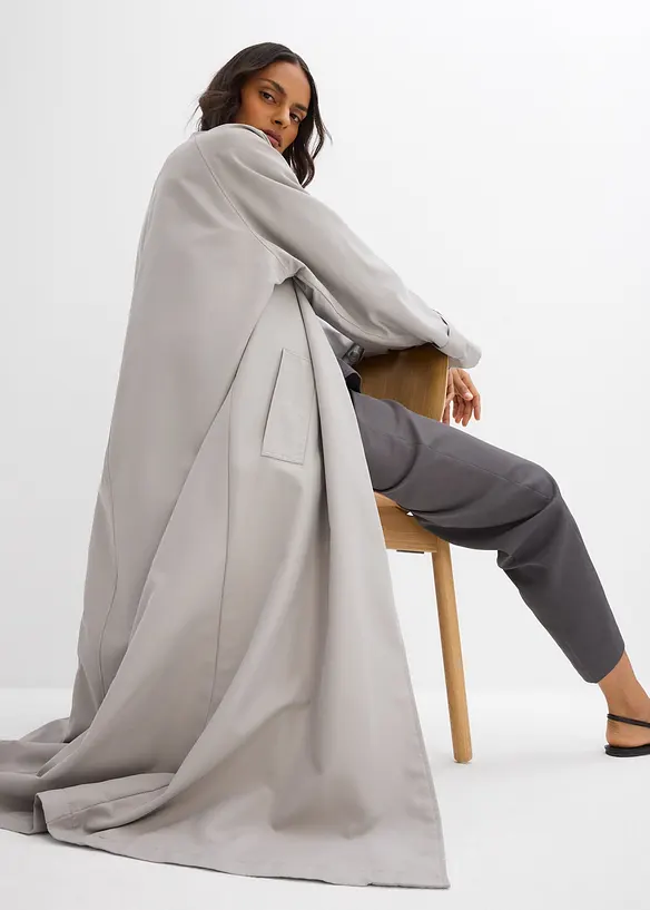 Trenchcoat i lett materiale, bonprix