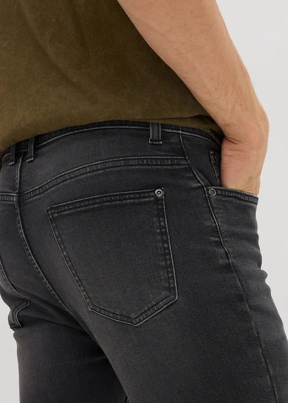 Slim Fit-jeans i denim med stretch, Straight, bonprix