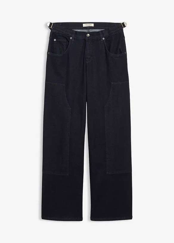 Wide Leg-jeans Mid Waist, bonprix
