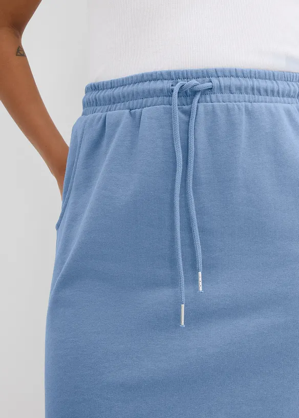Sweatskjørt med lommer, bonprix